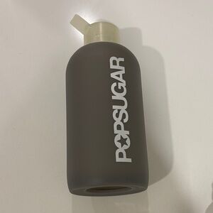 POPSUGAR Olive Green Water Bottle with Cream Cap